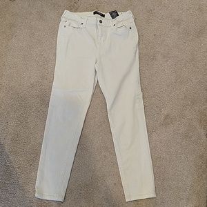 Liverpool tan skinny ankle jeans, 8